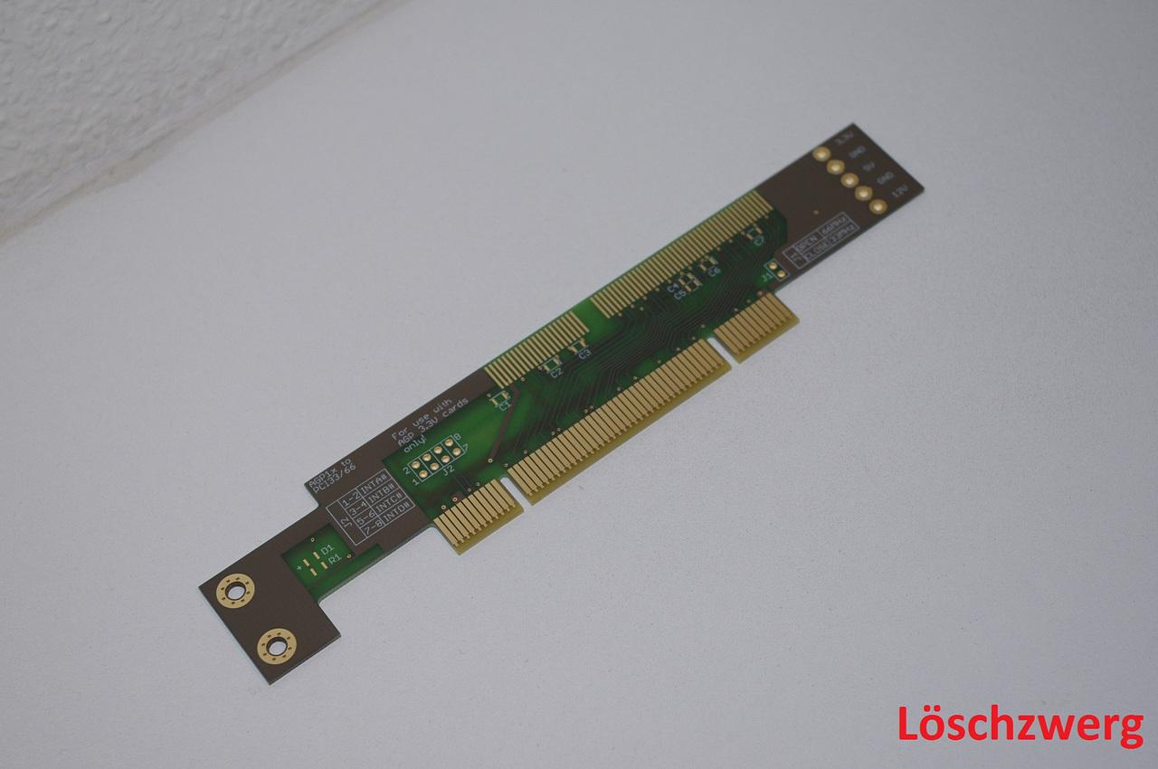 [14/01/2014] Von AGP 1.0 auf PCI: Adapter für Voodoo 5 & Co. im Eigenbau (7)