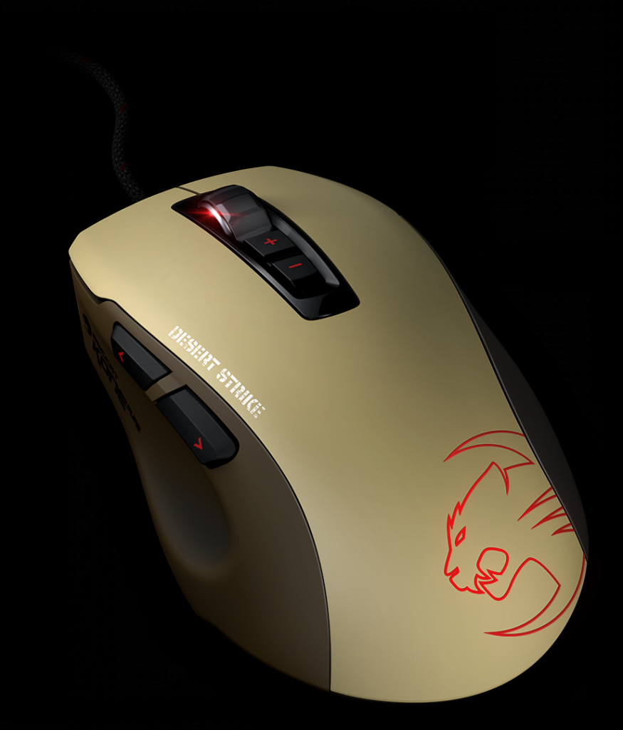 [03/01/2014] Roccat kündigt neue Produkte zur CES 2014 an: KKone Pure Desert Strike