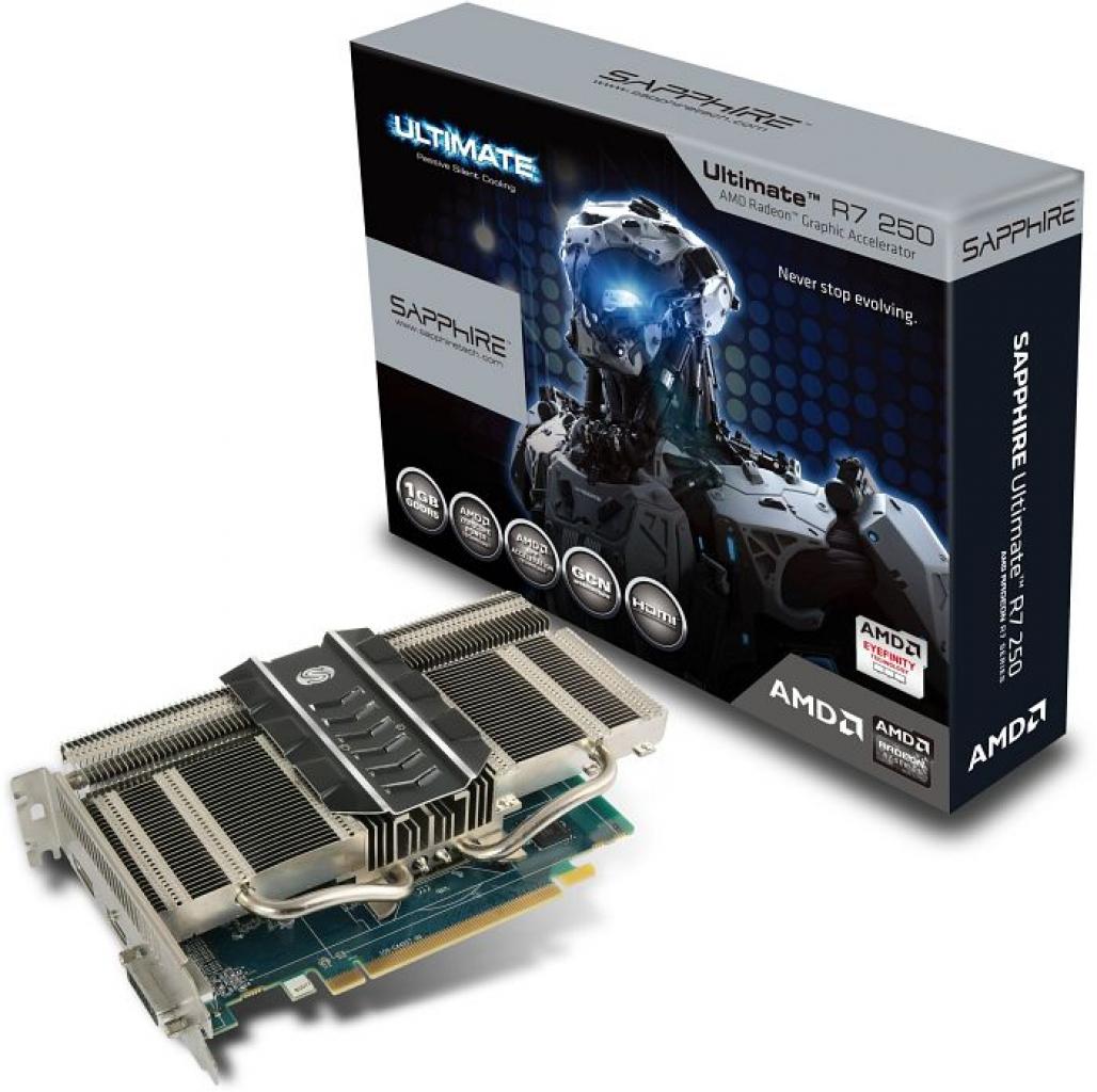 [30/01/2014] Sapphire Radeon R7 250 Ultimate: Passivgekühlte Grafikkarte für 90 Euro angekündigt