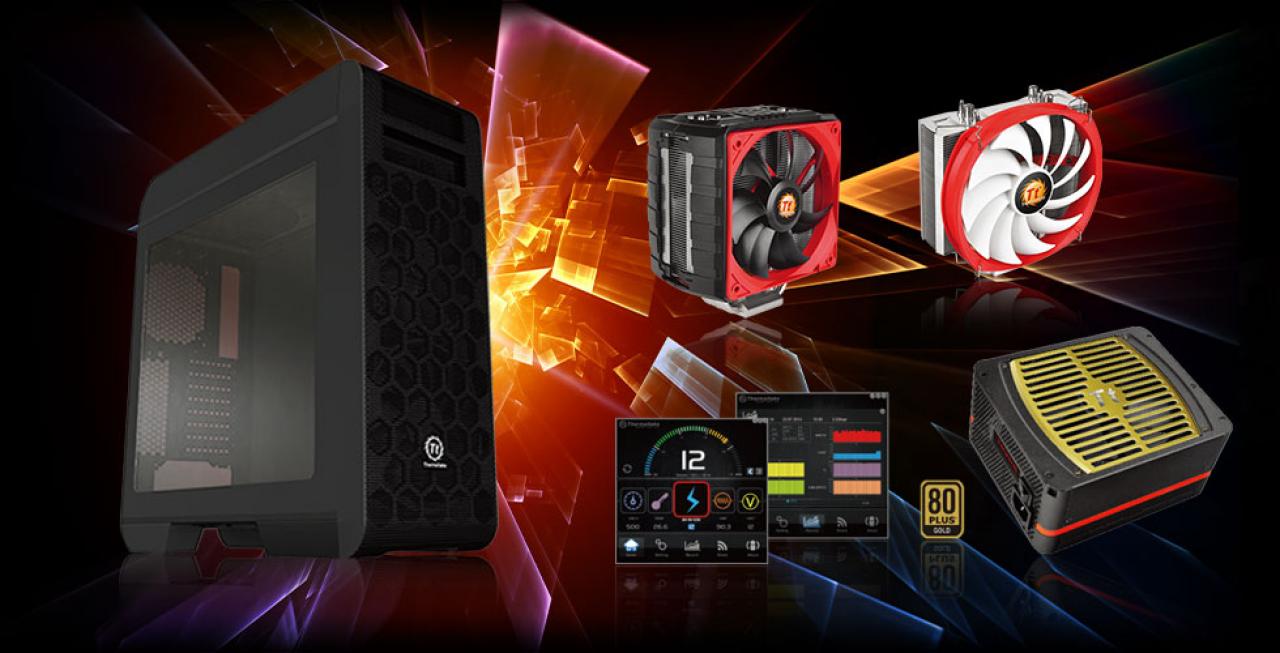[12/01/2014] Thermaltake: Produktoffensive mit neuen Gehäusen, Netzteilen und CPU-Kühlern