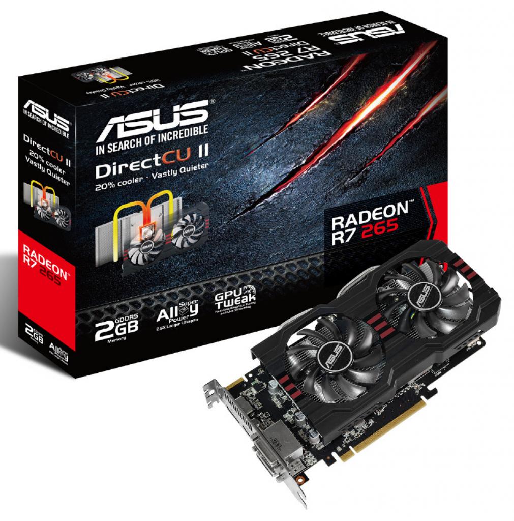 [14/02/2014] Asus Radeon R7 265 DirectCU II: Erstes Custom-Design des HD-7850-Refreshs angekündigt (1)