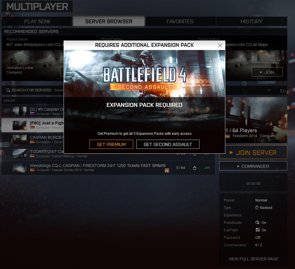 [18/02/2014] Battlefield 4 Second Assault - Kein Battlelog-Update
