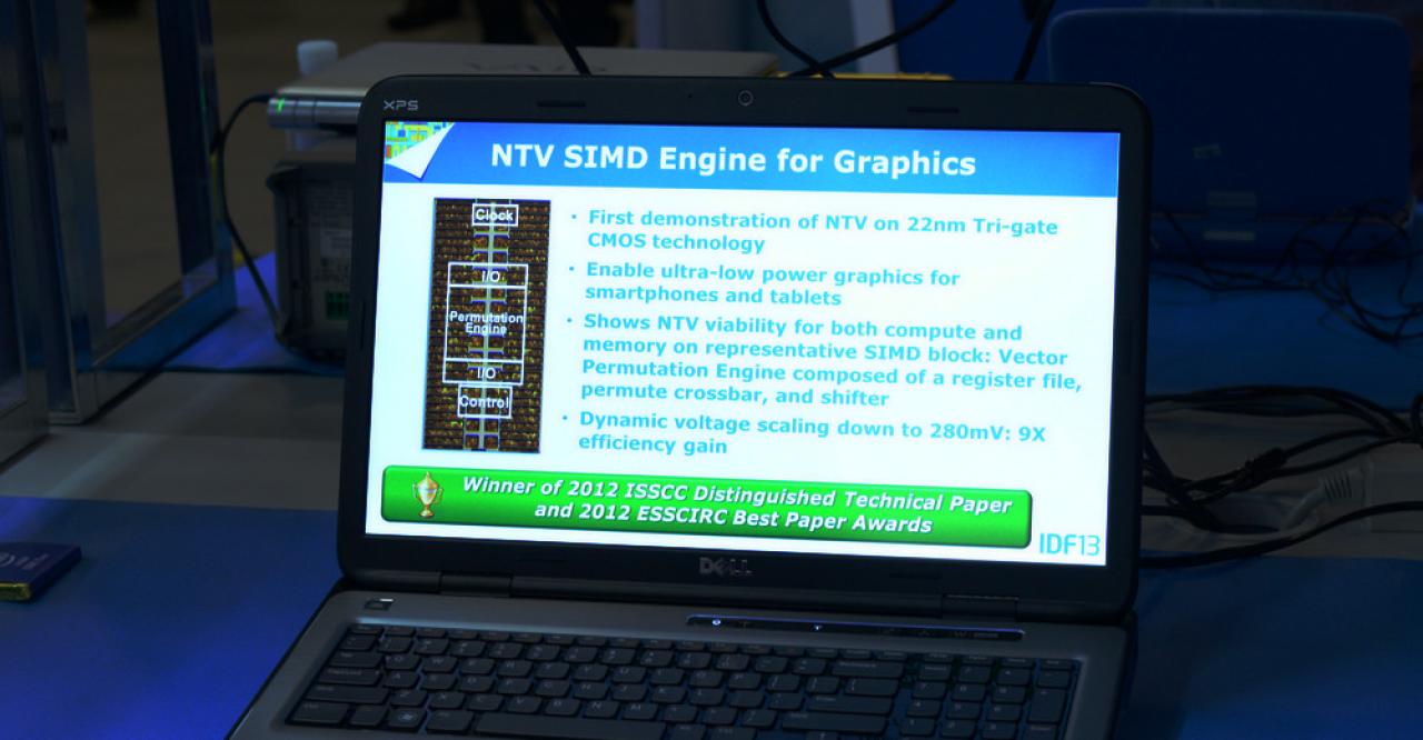 [07/02/2014] Near Threshold Voltage - eine SIMD-Engine wurde bereits auf dem Herbst-IDF 2013 gezeigt