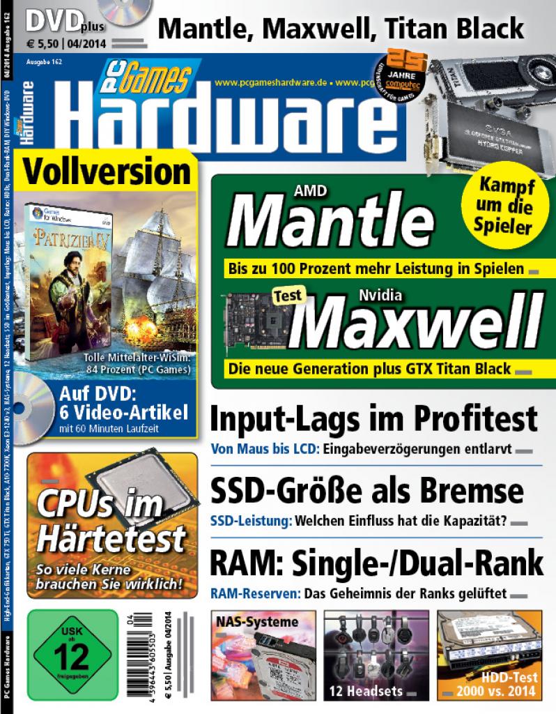 [27/02/2014] PCGH 04/2014: Cover der DVD-Heftversion