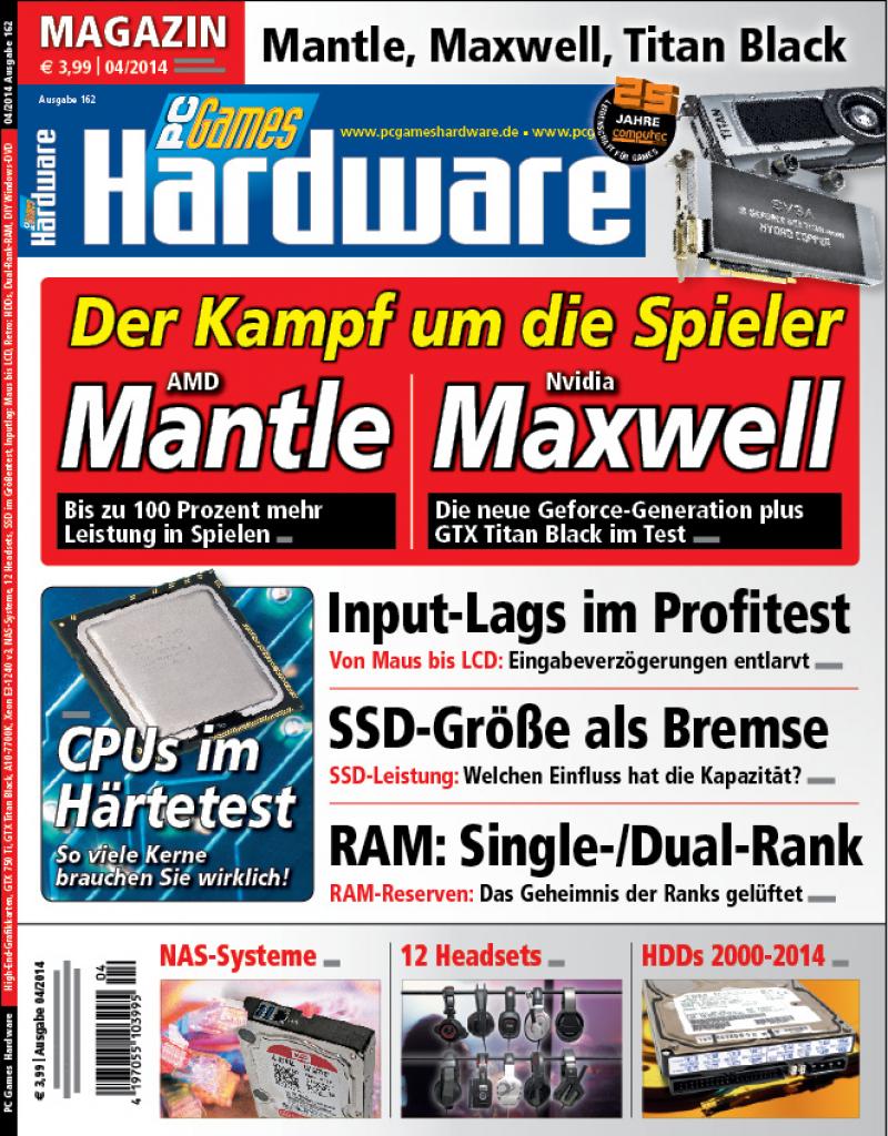 [27/02/2014] PCGH 04/2014: Cover des Magazins
