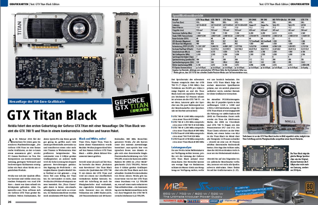 [27/02/2014] Test: Geforce GTX Titan Black