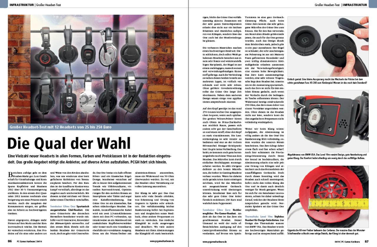 [27/02/2014] Test: 12 Headsets von 25 bis 250 Euro