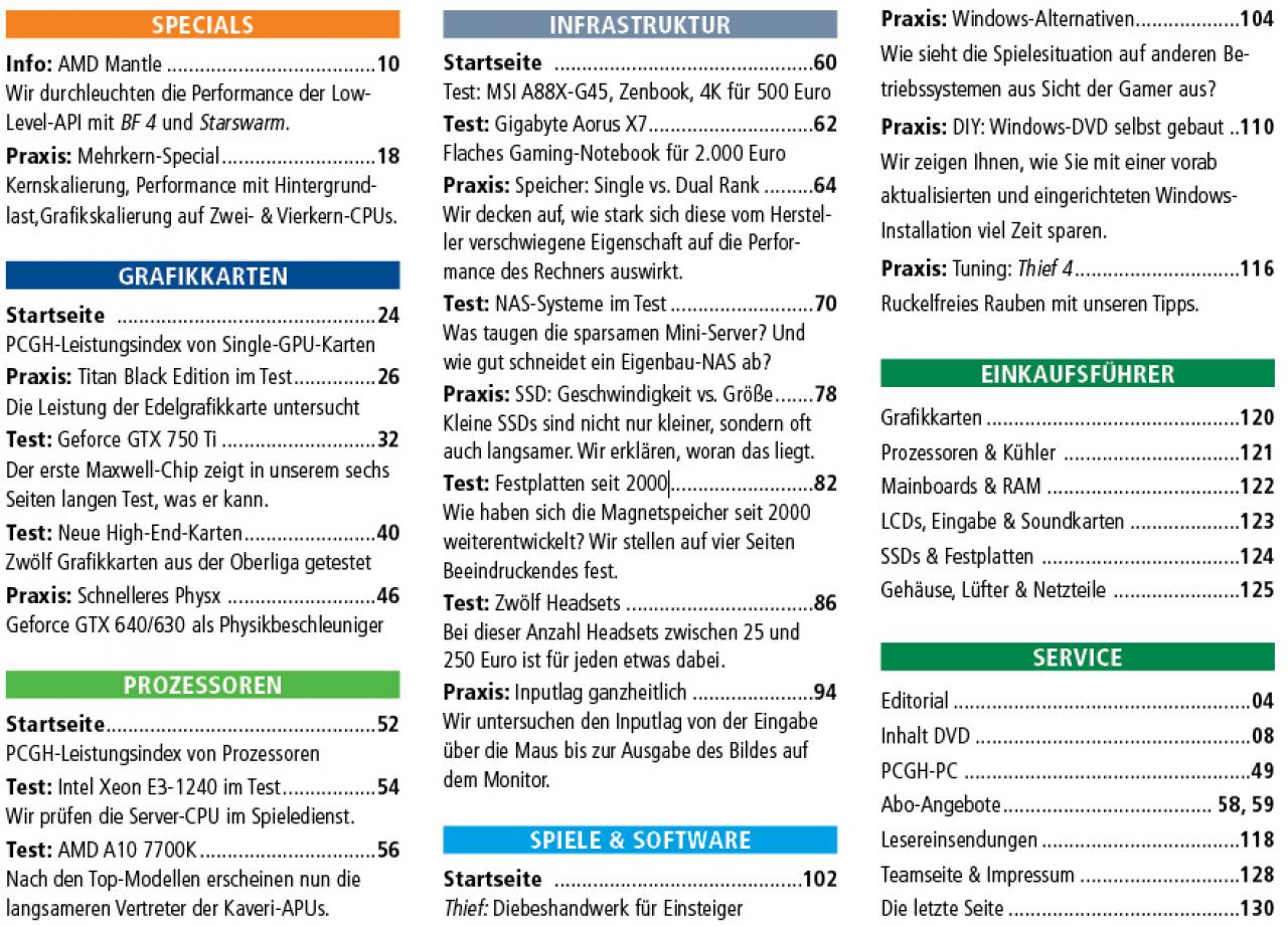 [27/02/2014] PCGH 04/2014: Inhalt