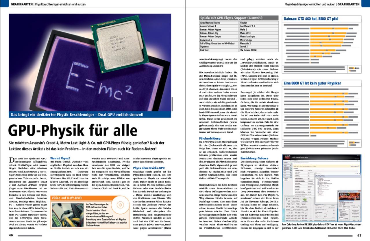 [27/02/2014] Praxis: Physx-Beschleuniger einrichten - auch für Radeon-Nutzer