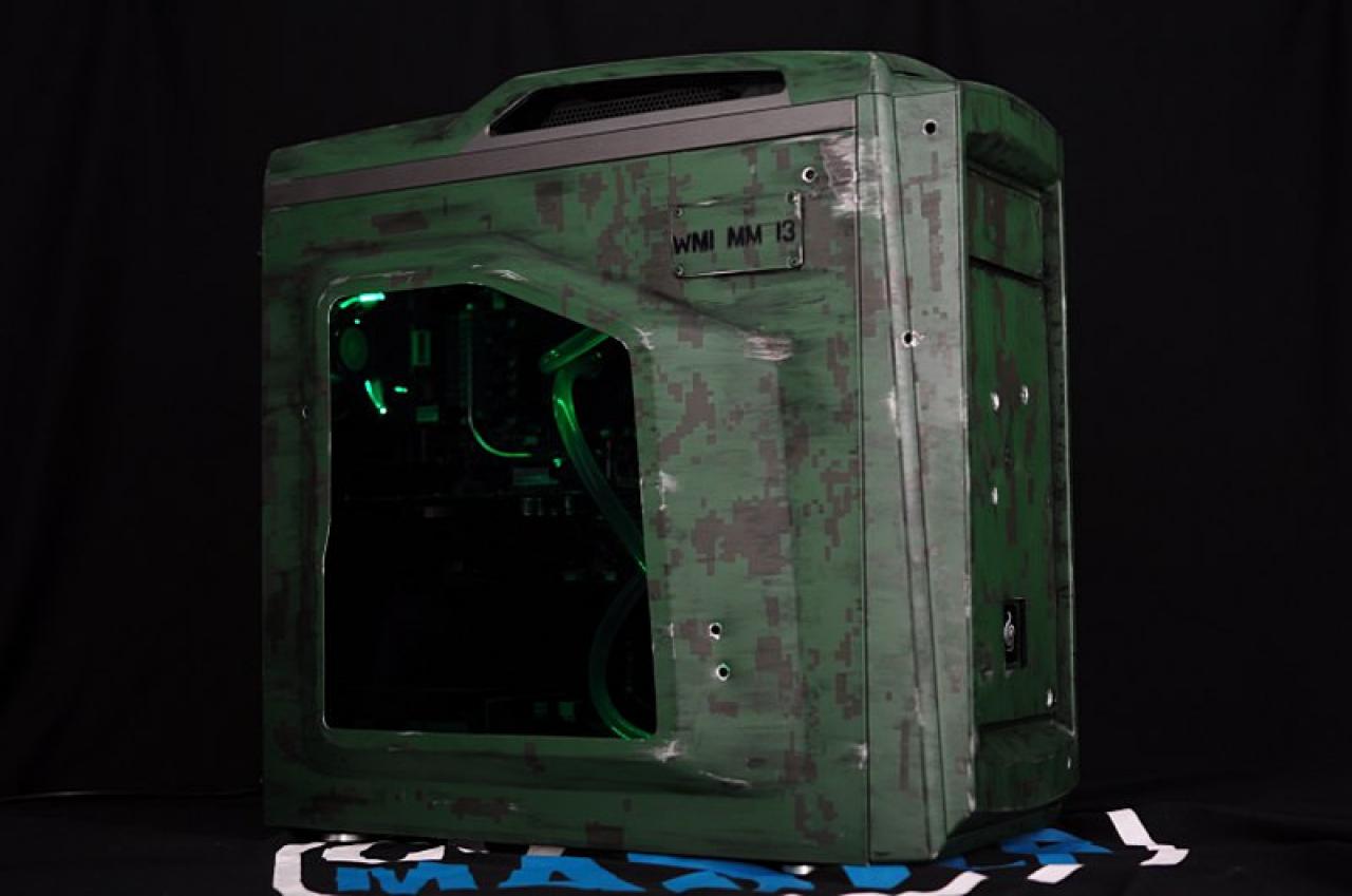 [03/02/2014] Casemod in unter zehn Stunden: Cooler Master CM Storm Scout 2 Advanced in Militär-Optik (17)