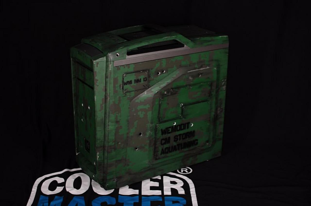 [03/02/2014] Casemod in unter zehn Stunden: Cooler Master CM Storm Scout 2 Advanced in Militär-Optik (21)
