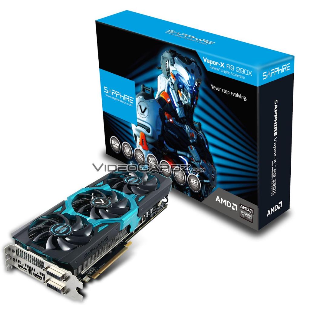 [26/02/2014] AMD Radeon R9 290X: Sapphires Vapor-X mit 8 GiByte VRAM samt Fotobeweis aufgetaucht (1)