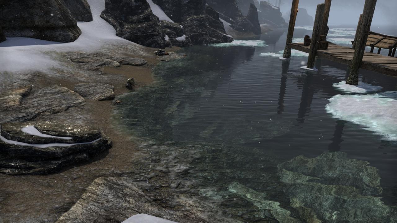 TESO: Wasser und Eisschollen