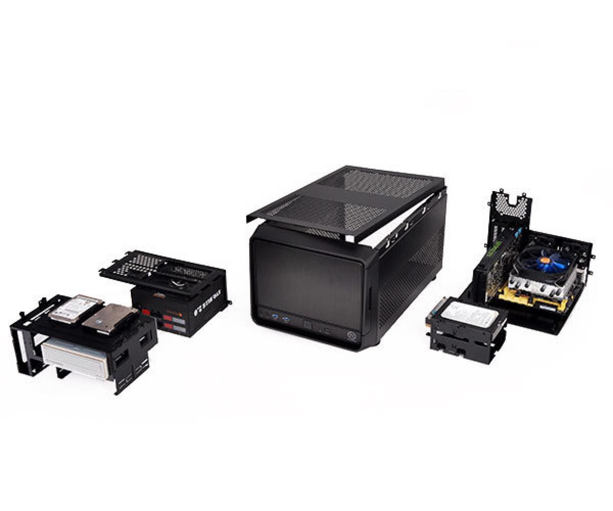 [10/02/2014] Thermaltake Urban SD1: Mini-Gehäuse für Micro-ATX-Mainboards angekündigt (3)