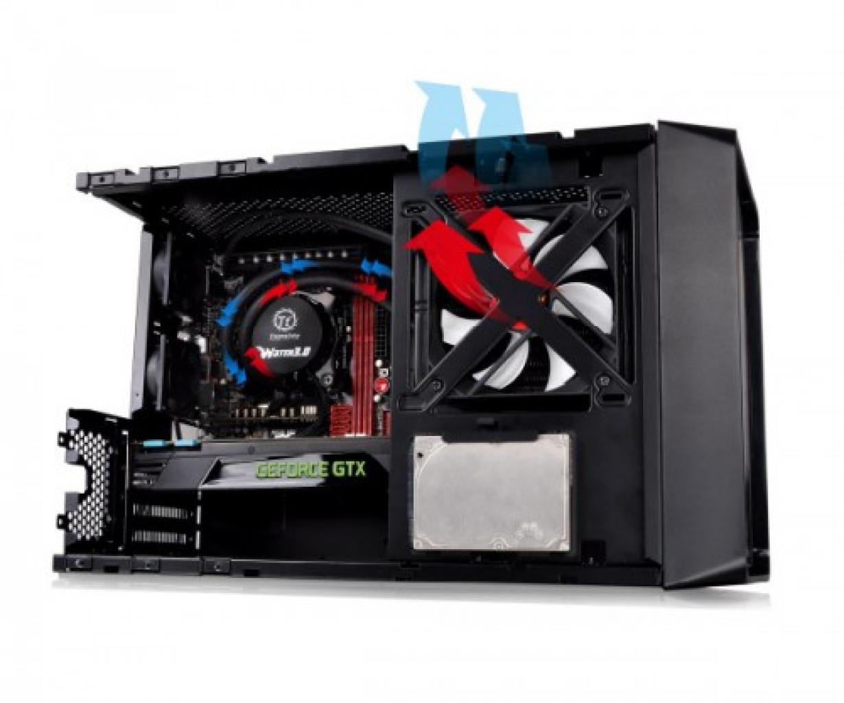 [10/02/2014] Thermaltake Urban SD1: Mini-Gehäuse für Micro-ATX-Mainboards angekündigt (6)