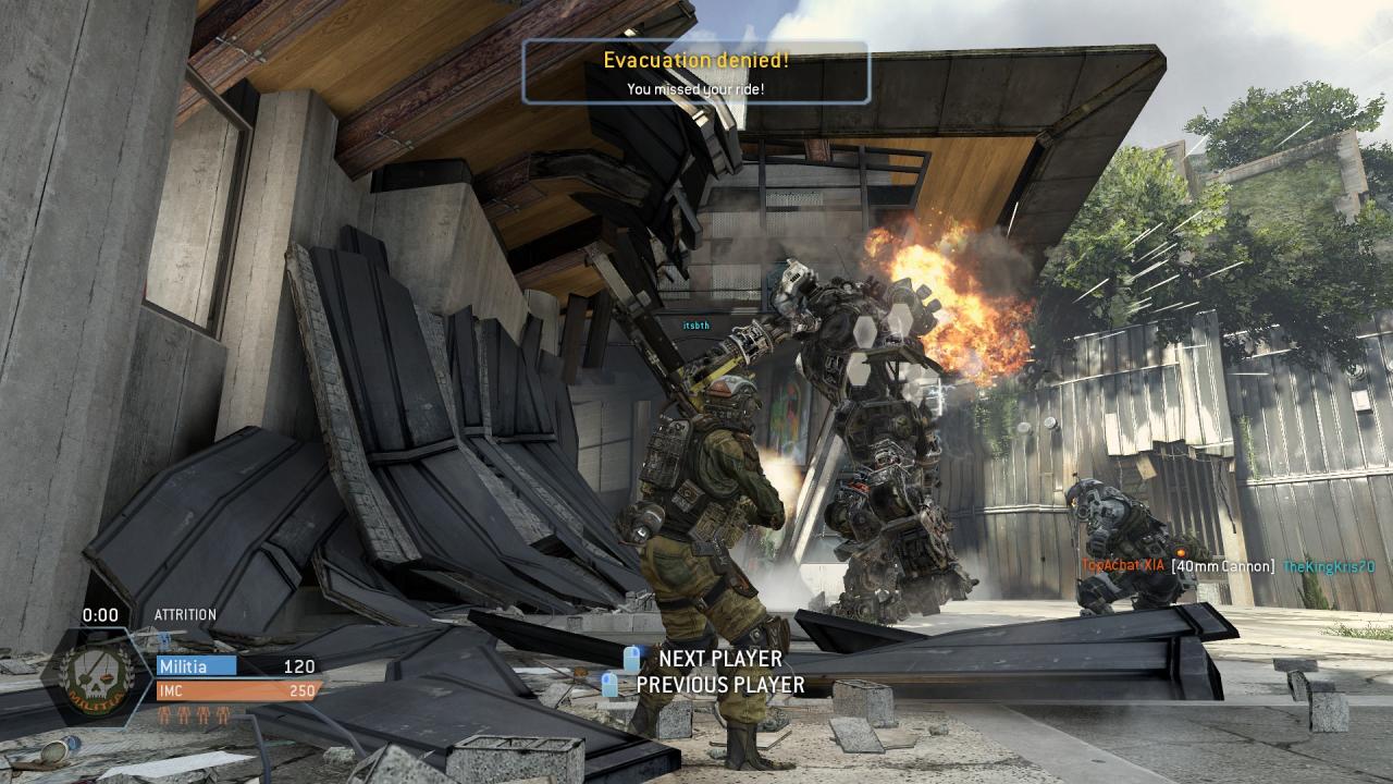 [14/02/2014] Titanfall Beta - Meist gibt es während der Evakuierung Keilereien auf engstem Raum...