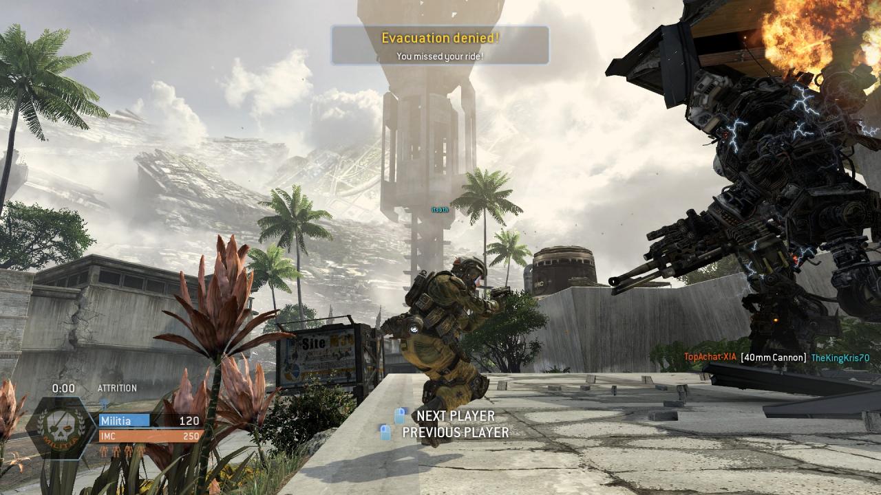 [14/02/2014] Titanfall Beta - ...der Gegner blockiert den Weg zum Shuttle oft mit mehreren Titanen.