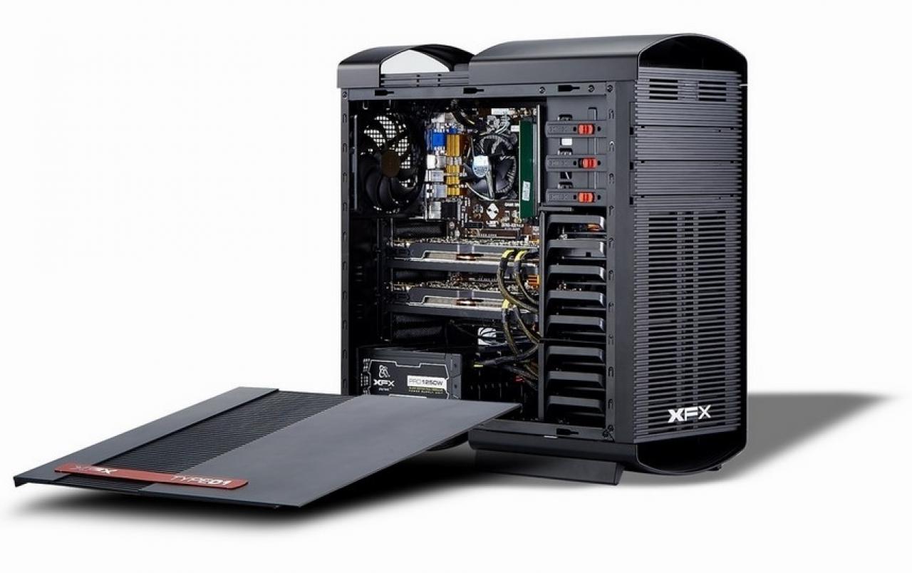 [03/02/2014] XFX präsentiert mit dem Midi-Tower 