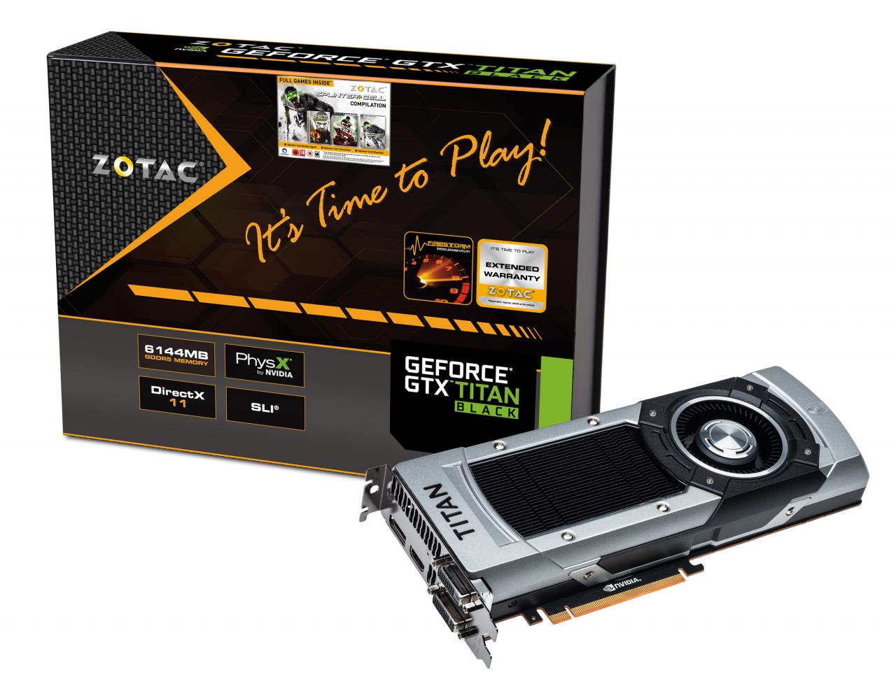 [18/02/2014] Zotac Geforce GTX Titan Black mit Splinter-Cell-Bundle
