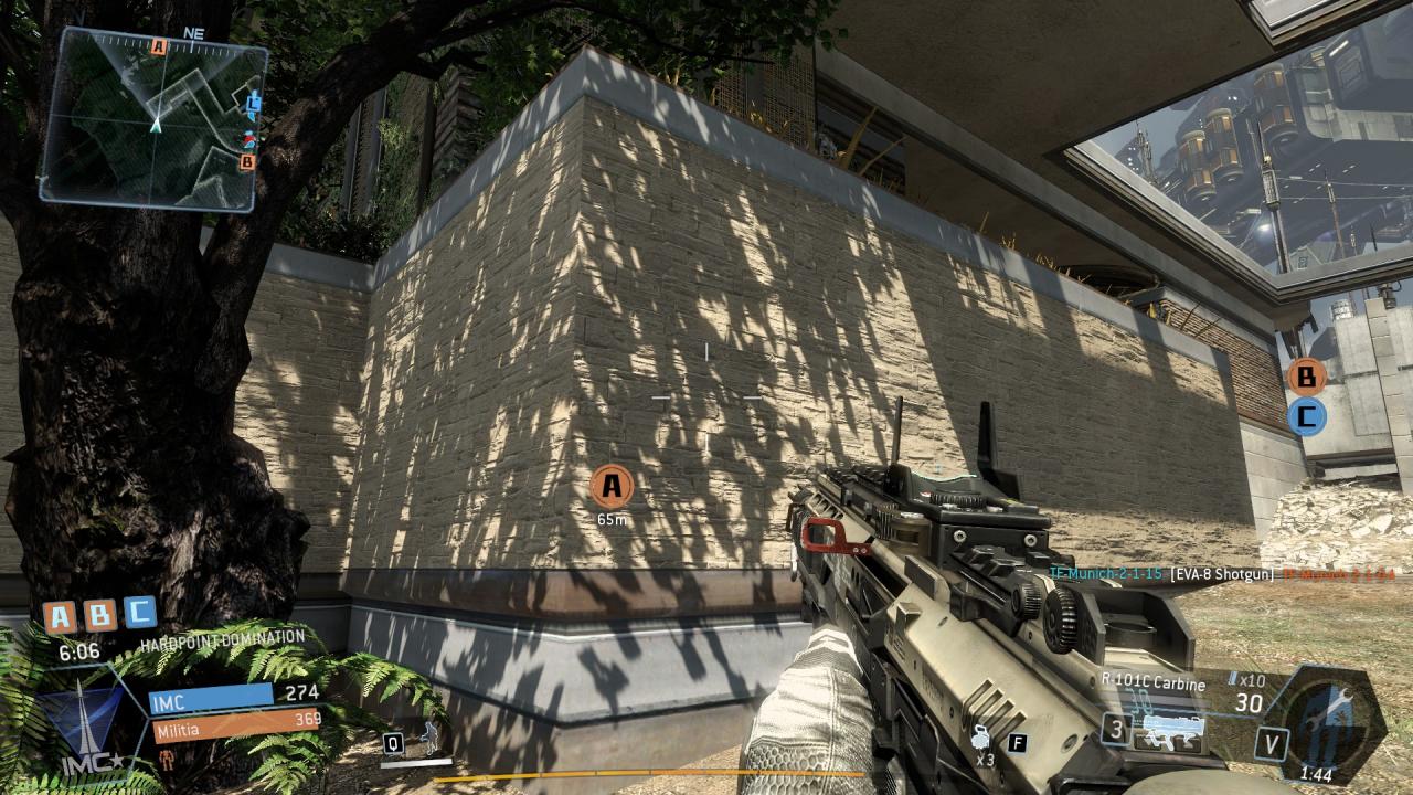 [12/02/2014] Den, wie von der Source Engine gewohnten, detailierten und hochaufgelösten Shadow Maps steht bei Titanfall Varianten gegenüber...