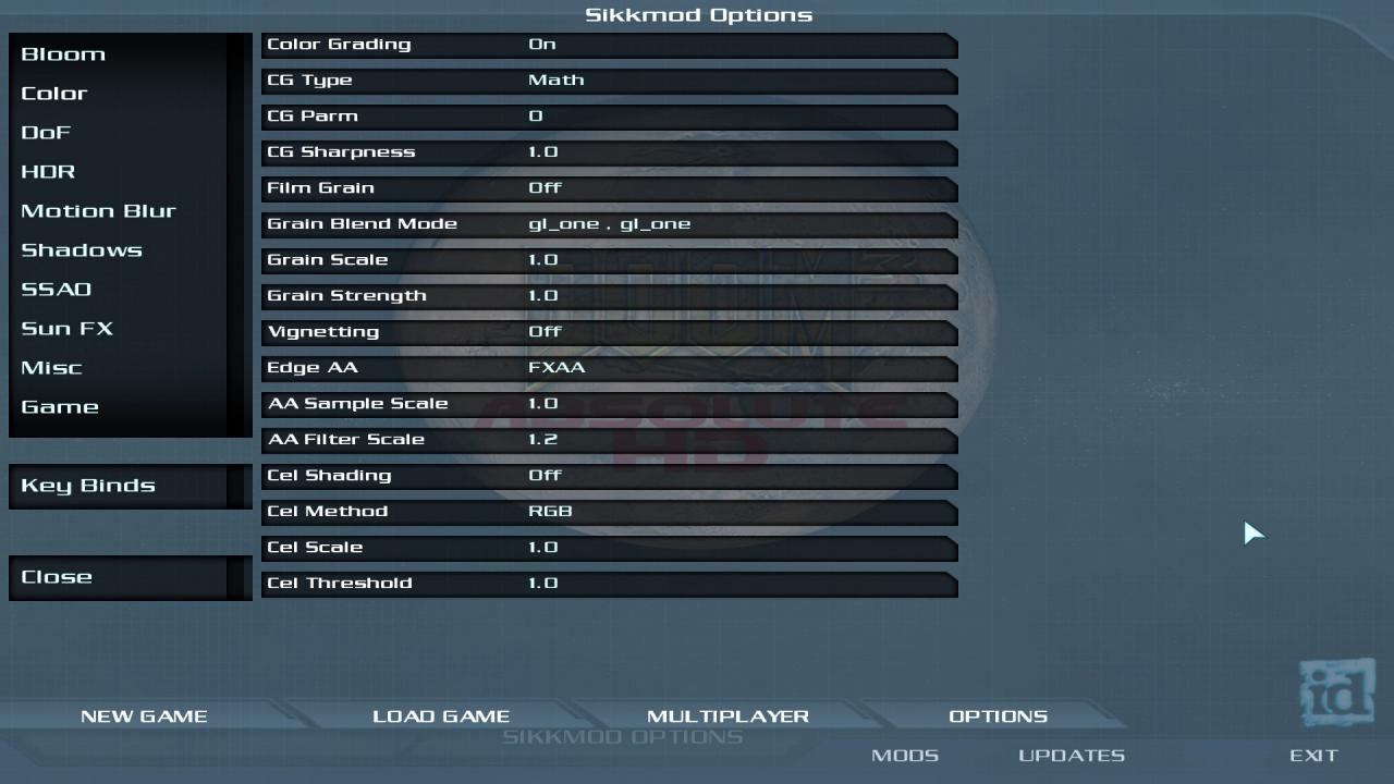 [13/03/2014] Doom 3 Modded - Beinahe jeder Effekt der Sikkmod kann den eigen Wünschen nach angepasst werden