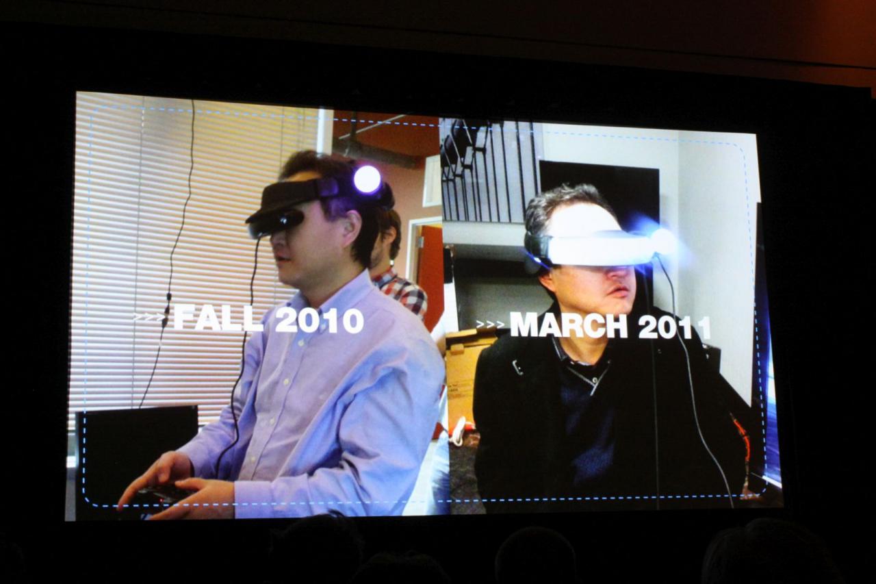 [19/03/2014] Sony führt Project Morpheus auf der GDC 2014 vor (Bild: PCGH) (6)
