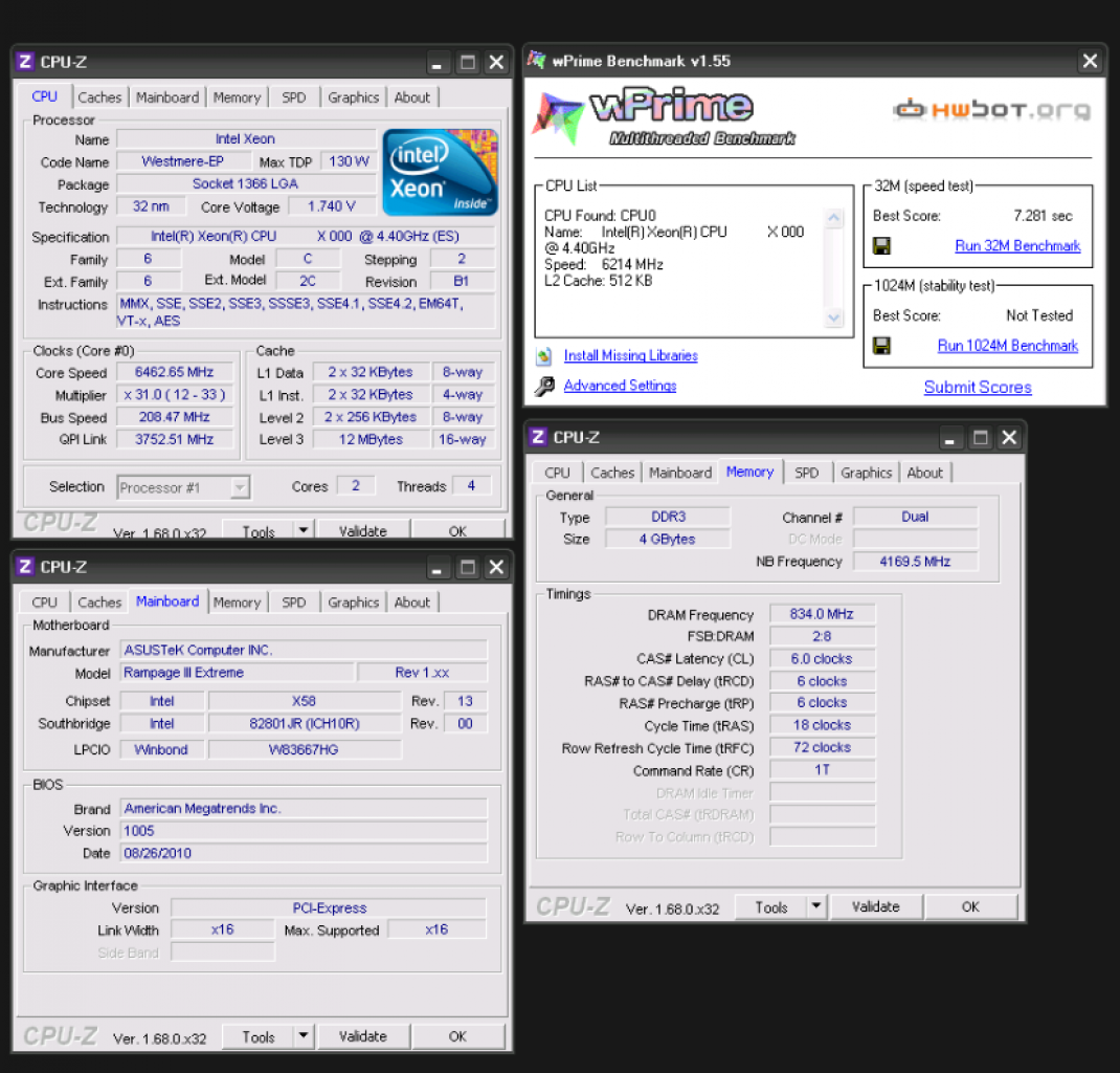 [17/03/2014] CPU-Rarität: Westmere-EP-Dual-Core Xeon X5698 auf 6.462,6 MHz übertaktet (1)