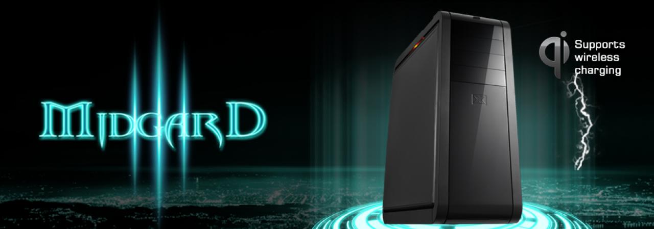 [17/03/2014] Xigmatek Midgard III: Midi-Tower mit optionaler Qi-Ladestation verfügbar (1)
