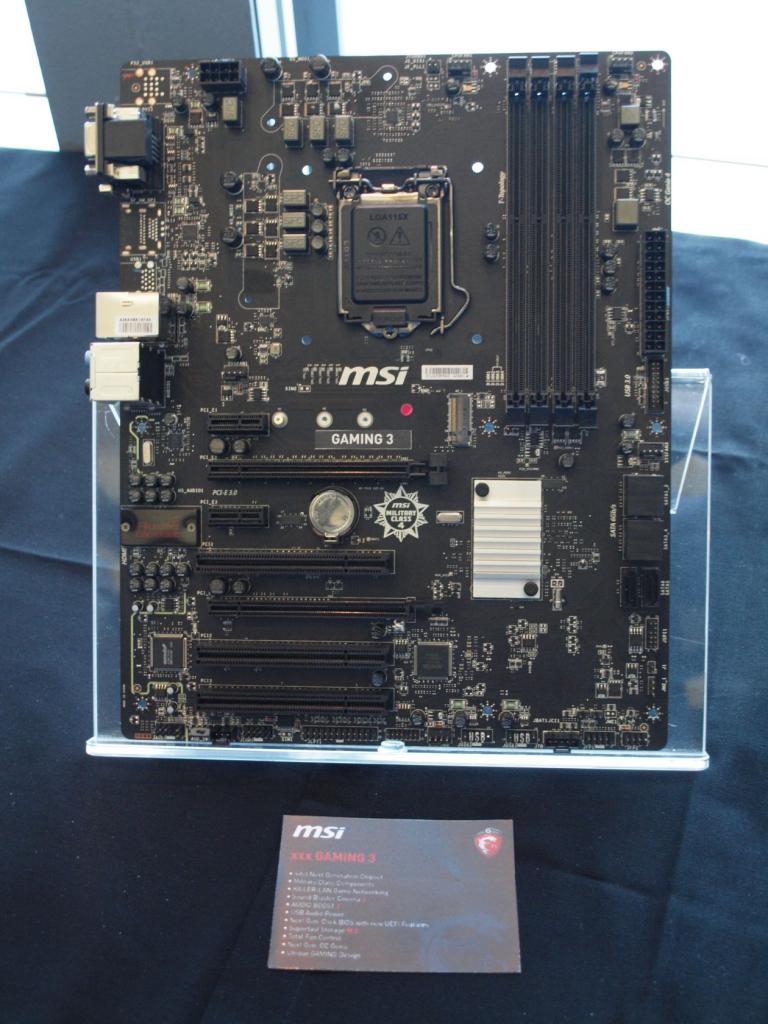 [10/03/2014] MSI: Z97-Mainboards auf der Cebit (2)