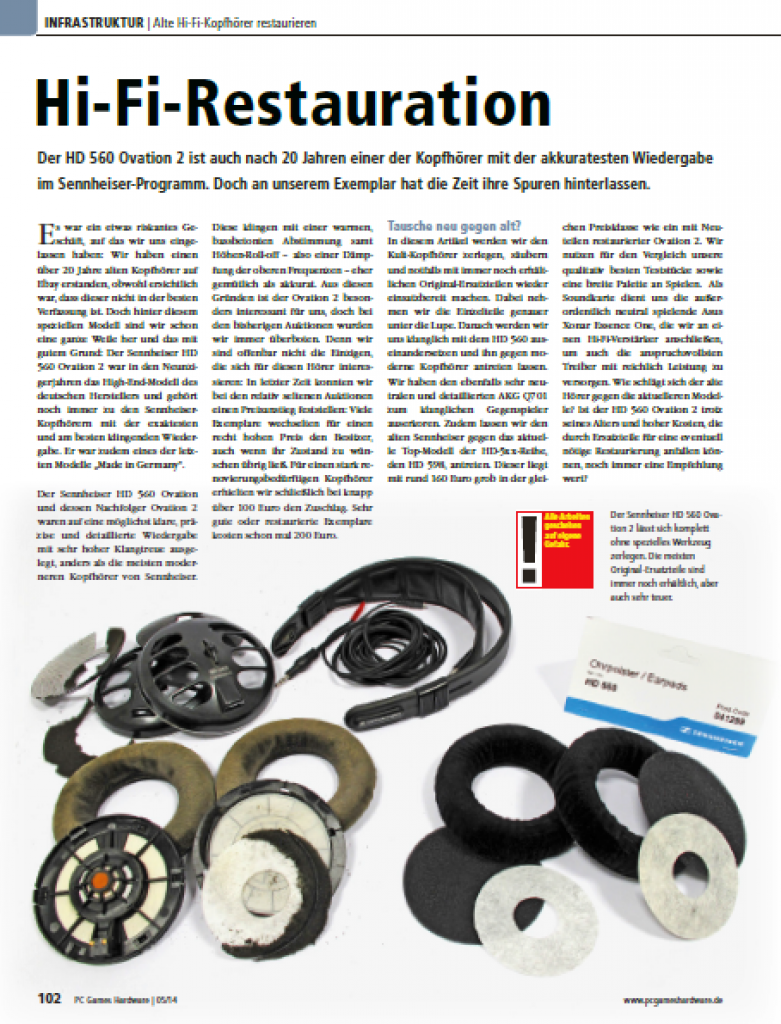 [28/03/2014] PCGH 05/2014: Hi-Fi-Restauration