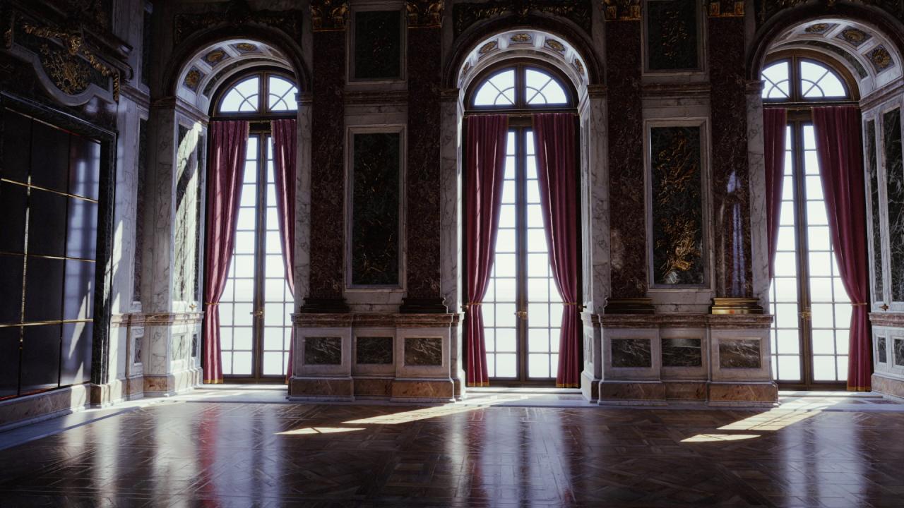 [25/03/2014] Der Festsaal aus dem Trailer zu Assassin's Creed Unity sieht auch mit der Unreal Engine 4 fantastisch aus.