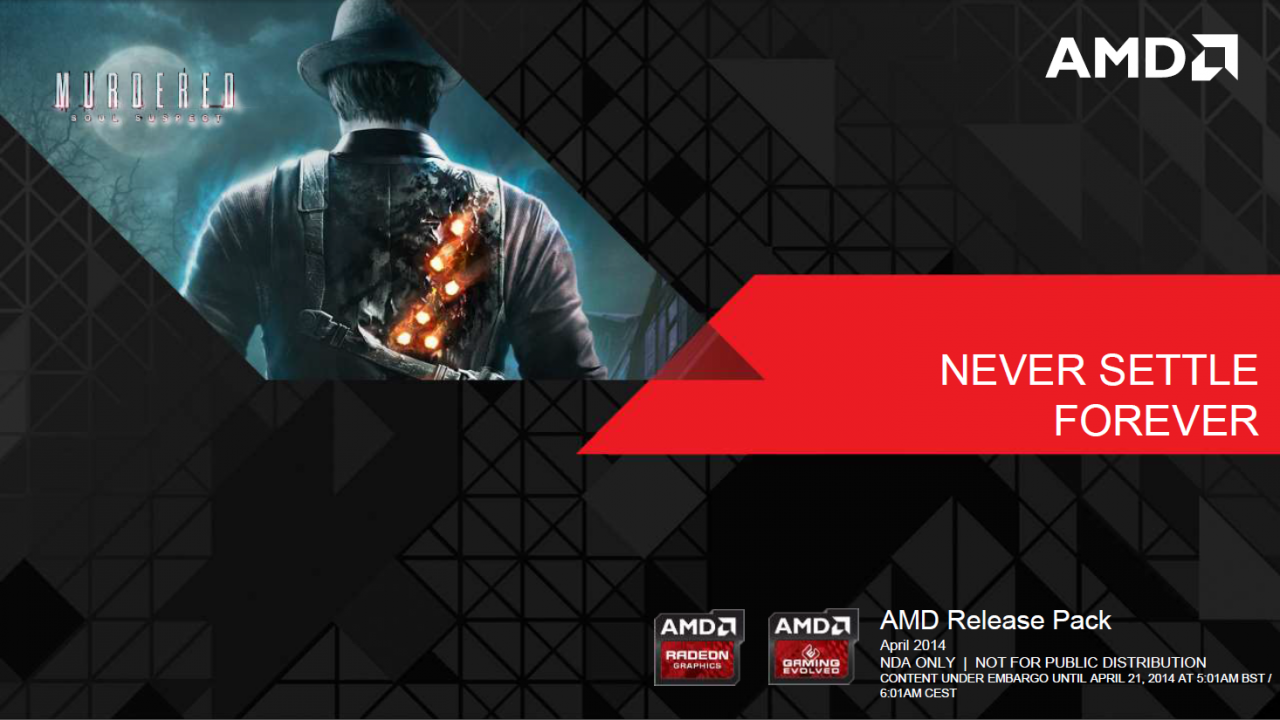 [17/04/2014] AMD Never Settle Forever nun für R9 290(X), R9 280(X) und Co.: Altes Prinzip, wenige neue Spiele (1)