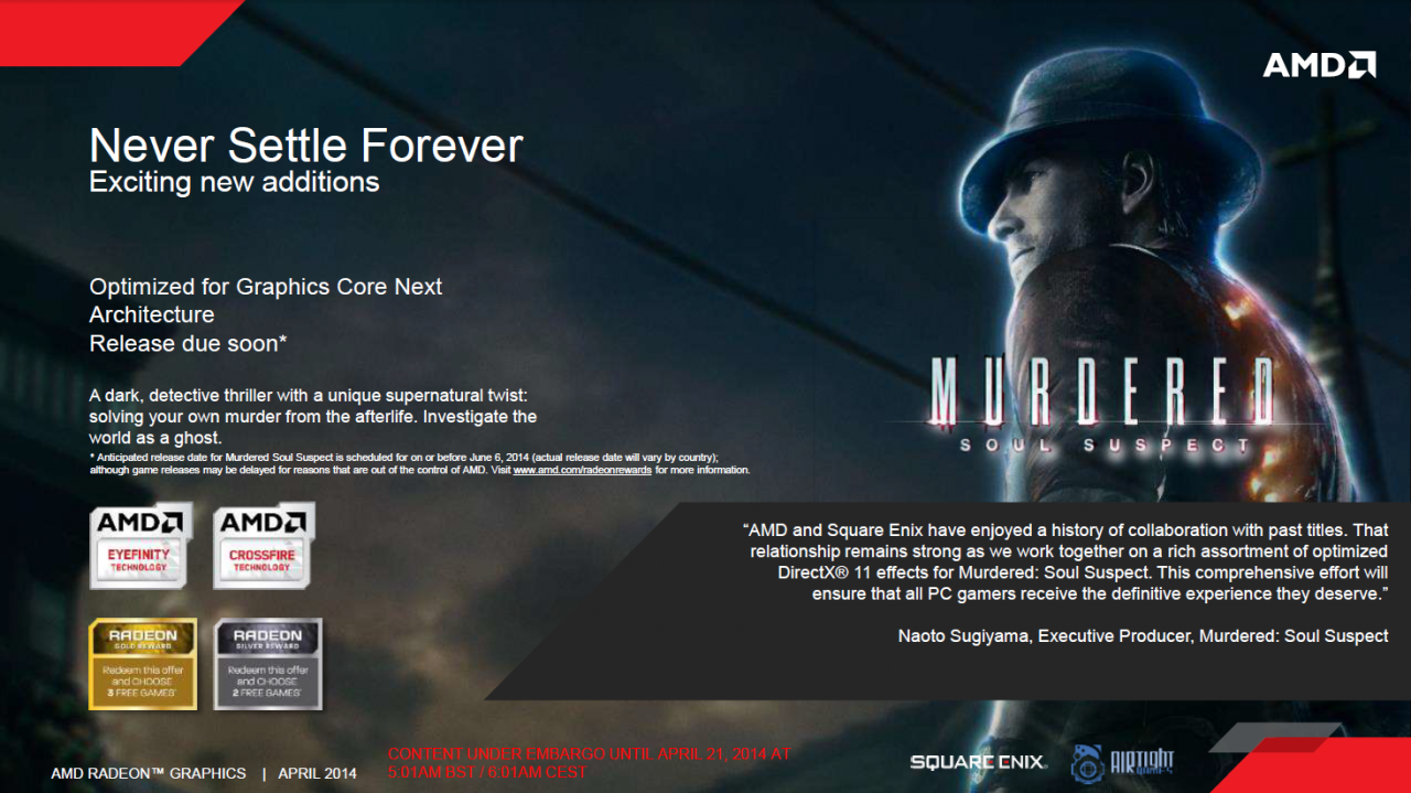 [17/04/2014] AMD Never Settle Forever nun für R9 290(X), R9 280(X) und Co.: Altes Prinzip, wenige neue Spiele (4)
