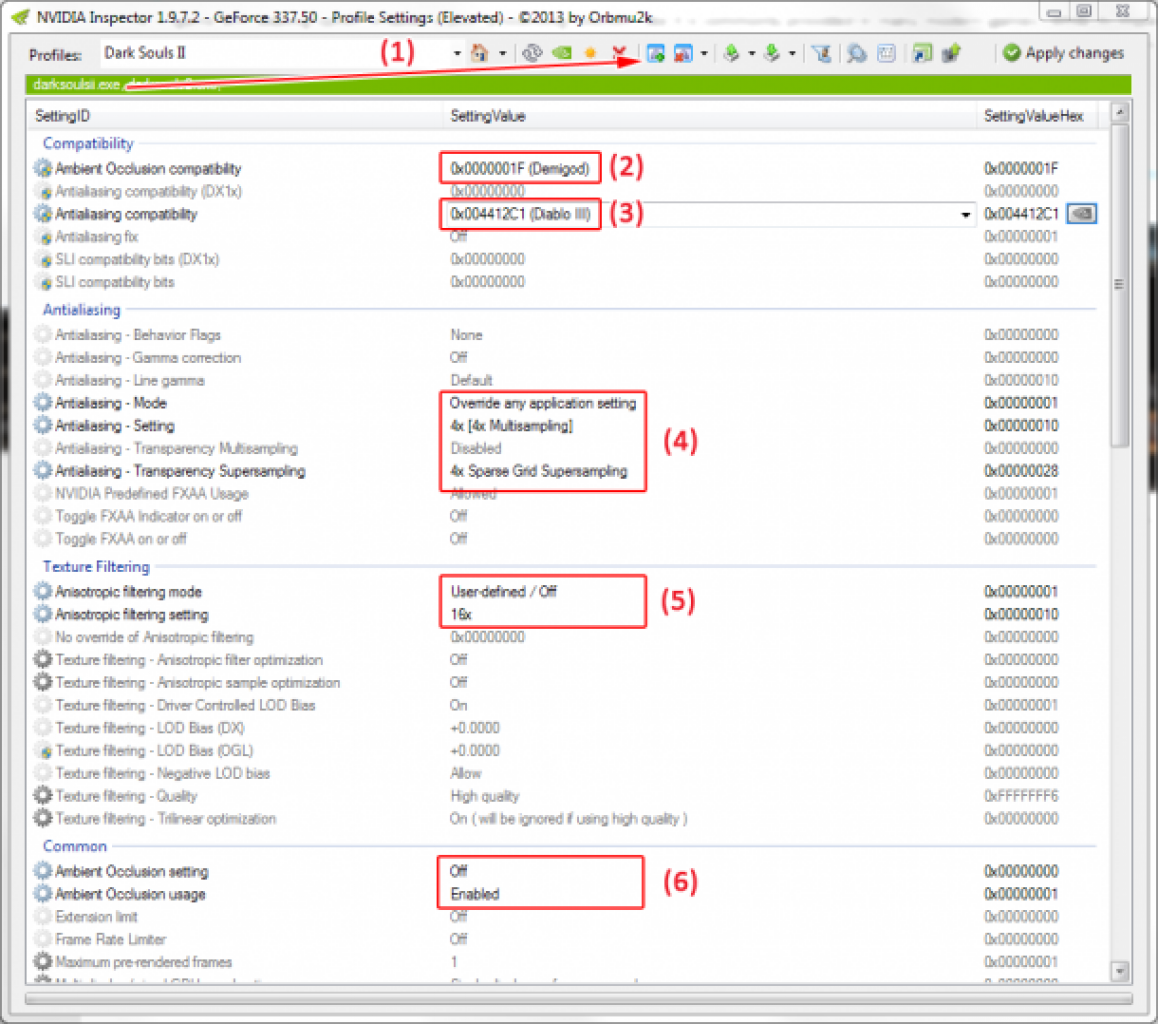 [25/04/2014] HBAO+ und SGSSAA im Nvidia Inspector