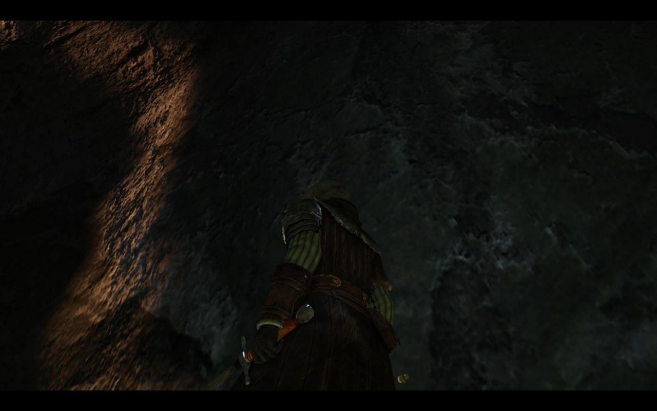 [25/04/2014] Dark Souls 2 - Furchbar niedrig aufgelöste Texturen samt Kompressionsartefakten, hier noch durch ungeschickte Beleuchtung betont