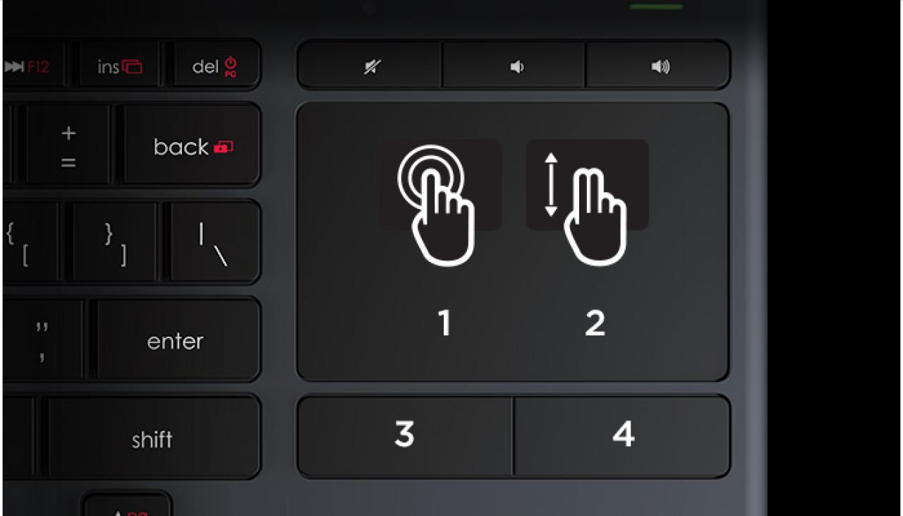 [09/04/2014] Logitech Illuminated K830: Kabellose HTPC-Tastatur mit Trackpad für 100 Euro (9)