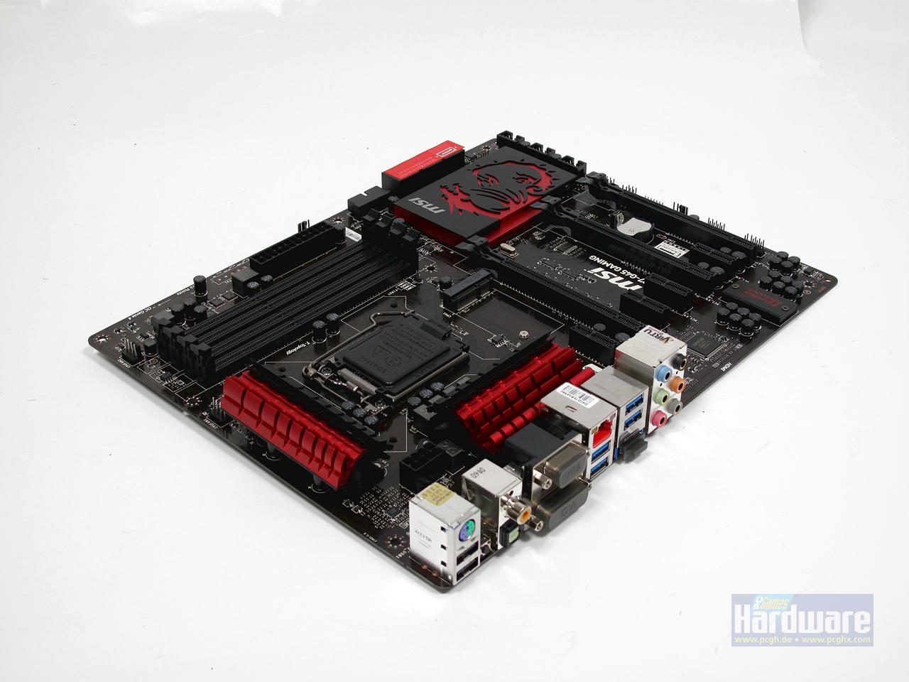 [16/04/2014] Das im Video verwendete MSI Z87-G45 Gaming (1)