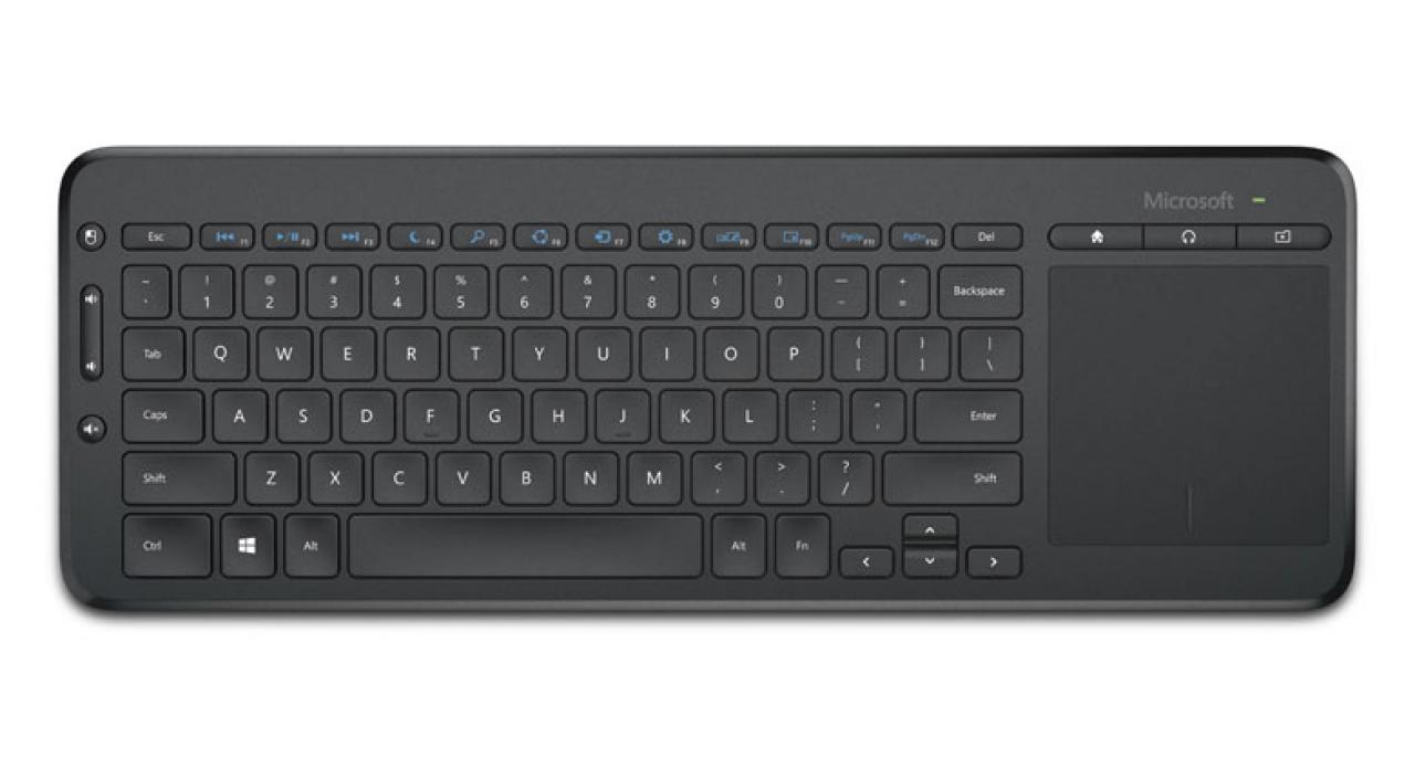 [17/04/2014] Microsoft All-in-One Media Keyboard: Kabellose Tastatur mit Trackpack für 37 Euro (2)