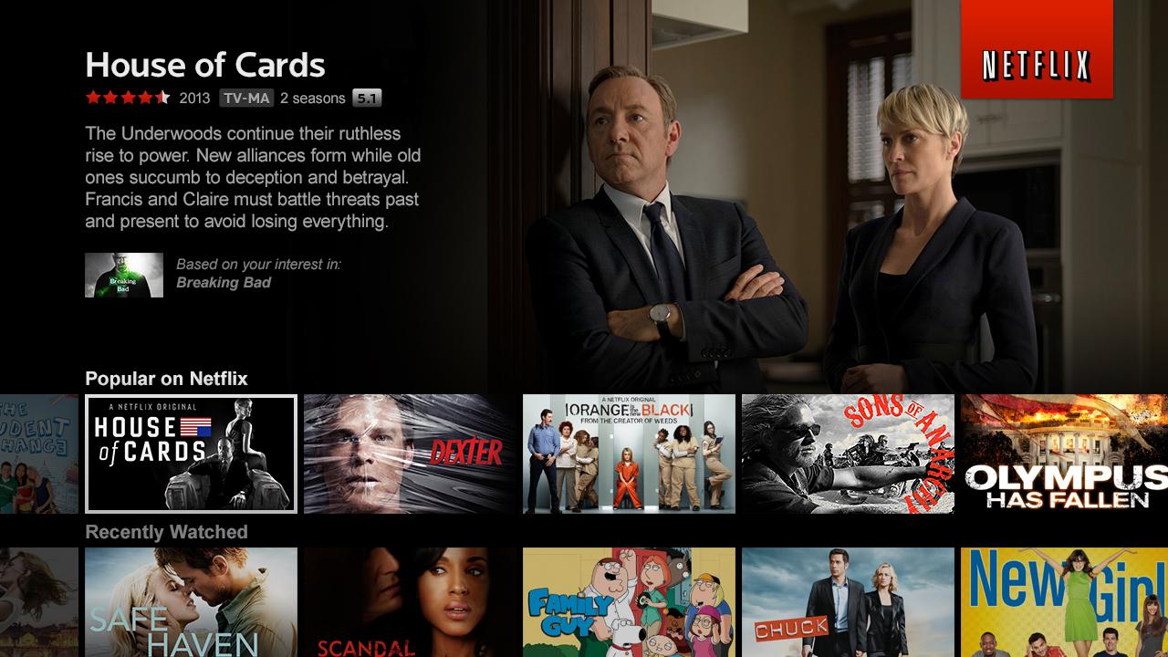 [10/04/2014] Netflix: Im Werbeabo fehlen House of Cards & Co. (1)