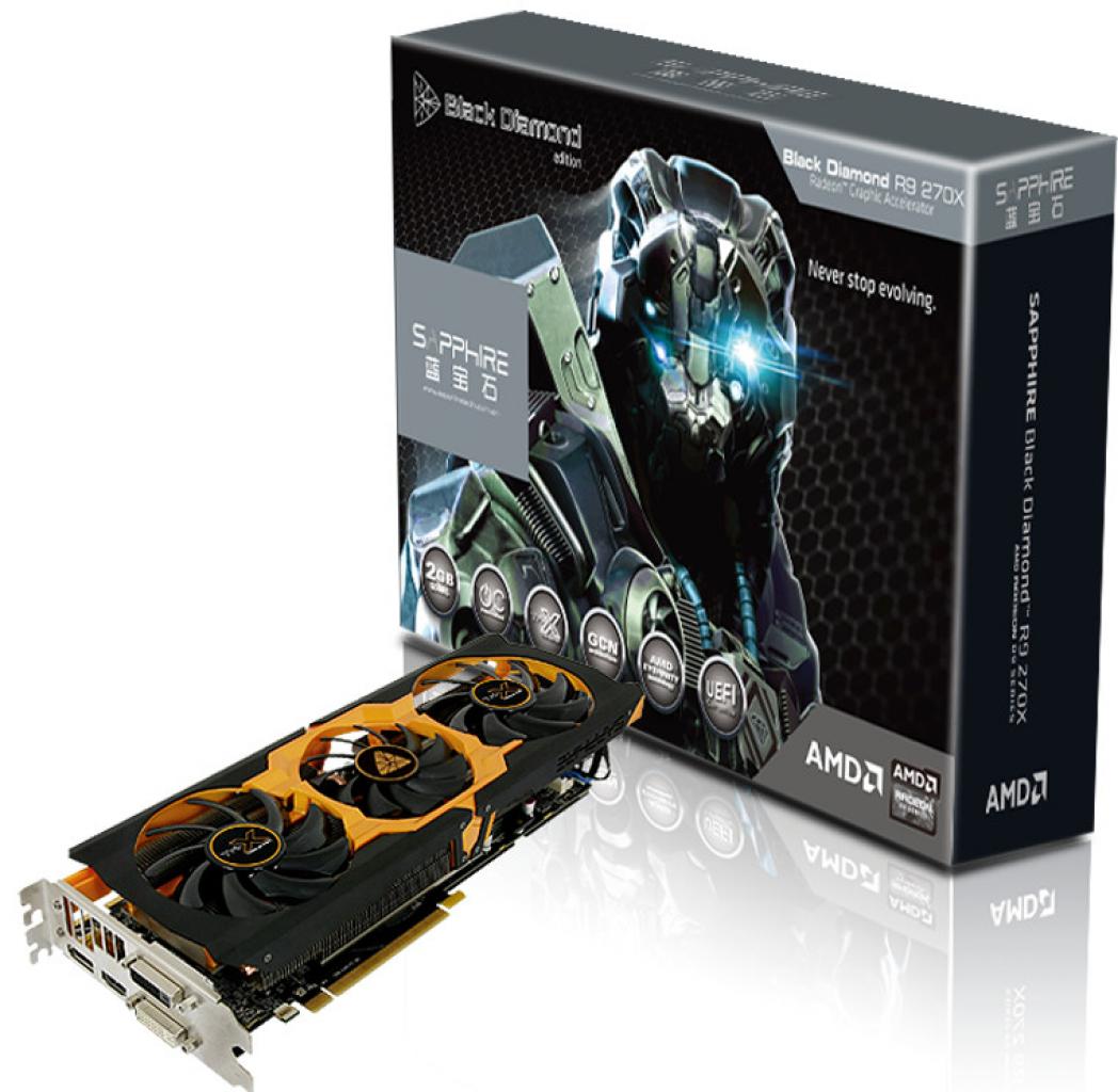 [21/04/2014] Sapphire Radeon R9 270X Black Diamond Edition
