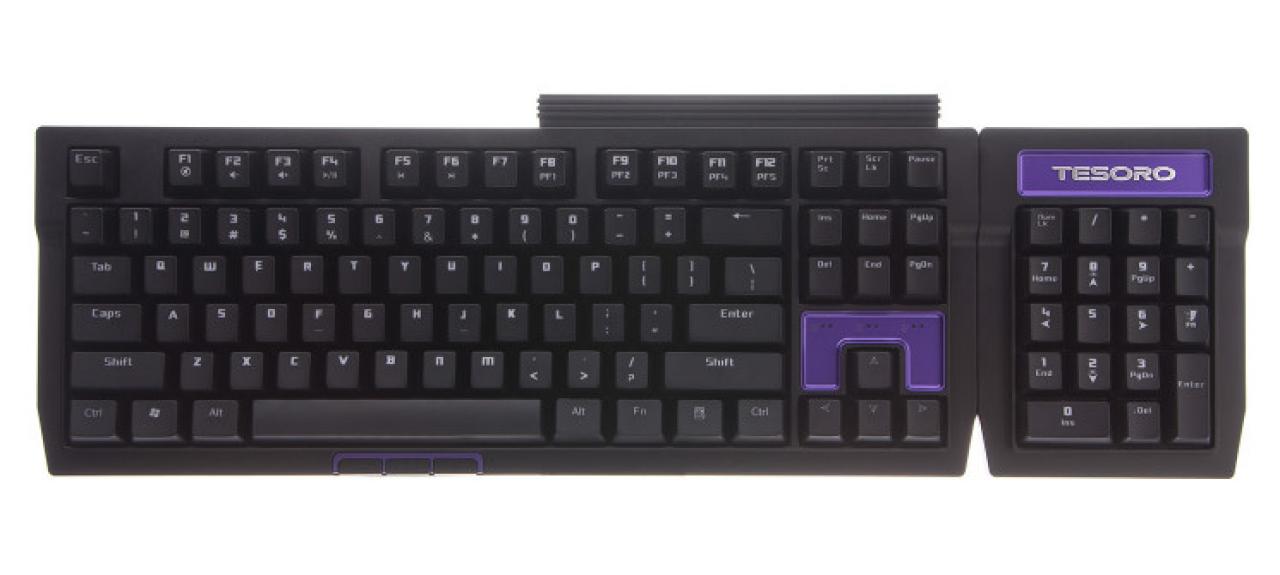 [03/04/2014] Tesoro präsentiert mechanische Tastatur Tizona mit optionalem Ziffernblock