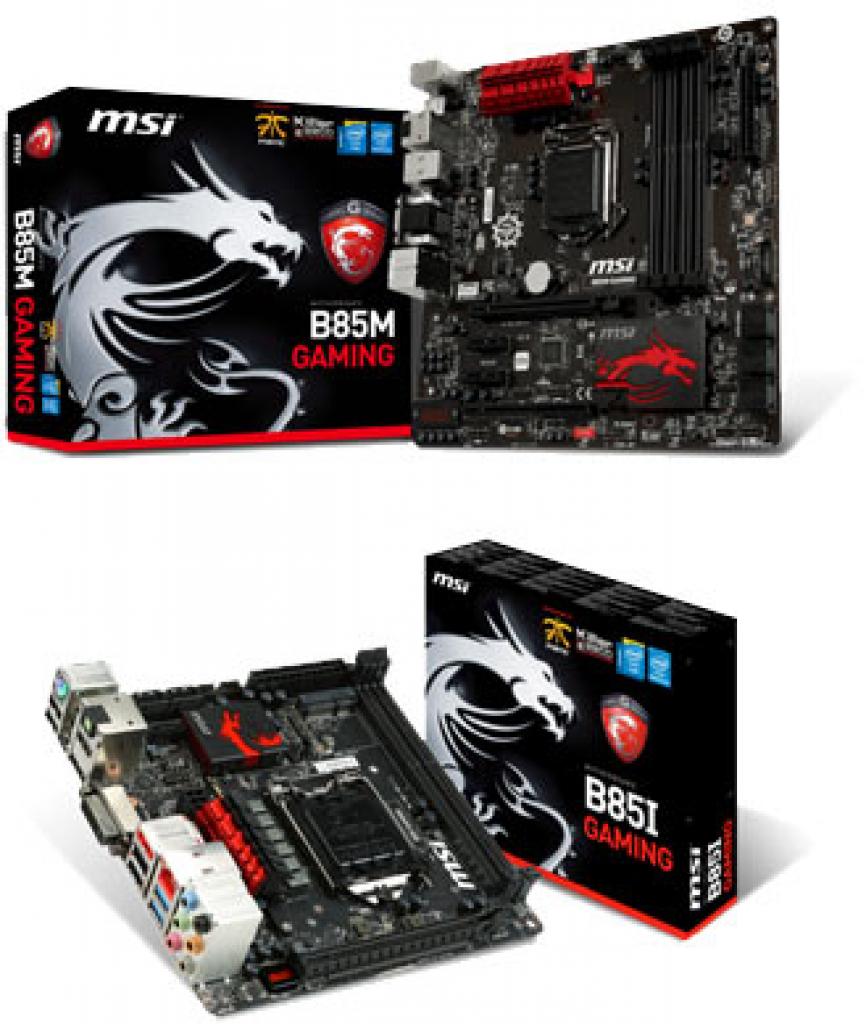 [01/04/2014] MSI präsentiert neue B85-Mainboards mit kleinen Formfaktoren