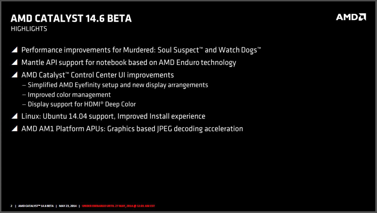 [27/05/2014] AMD Catalyst 14.6 Beta Vorschau (2)