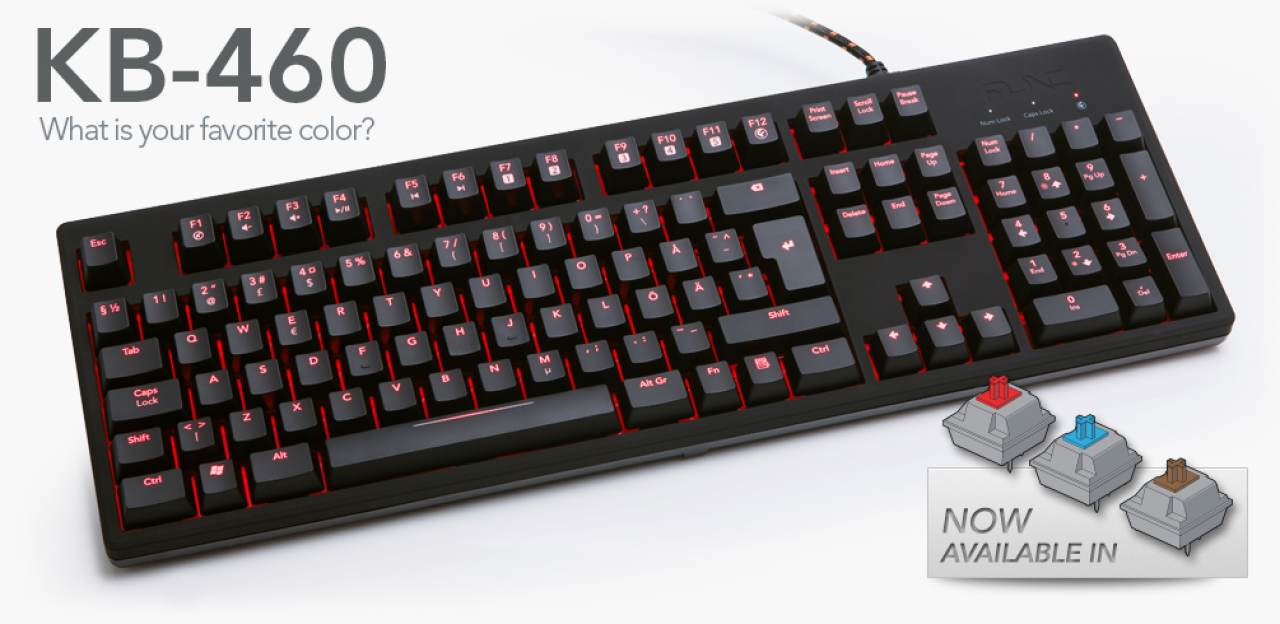[07/05/2014] Mechanische Func KB-460 mit alternativen Cherry-Schaltern