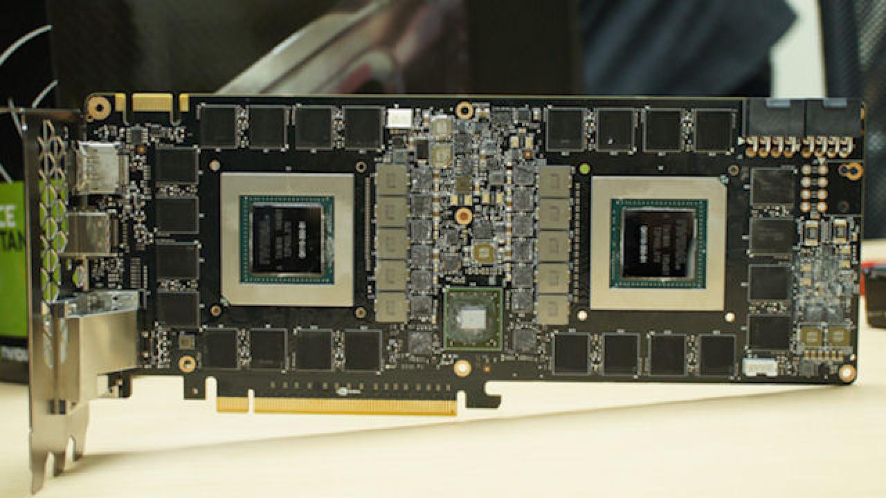 [03/05/2014] Geforce GTX Titan Z: Boost angeblich bei bis zu 1.058 MHz, Benchmarks und Bilder geleakt. (1)