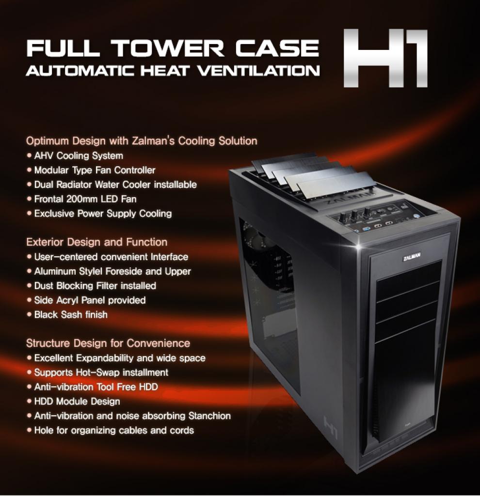 [15/05/2014] Zalman H1 mit automatischem Hitzemanagement - Gehäuse öffnet sich bei Bedarf (1)
