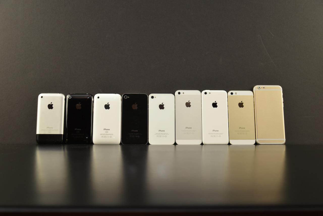 [23/05/2014] Fotovergleich: angebliches iPhone 6 mit allen Vorgängergeräten verglichen (1)