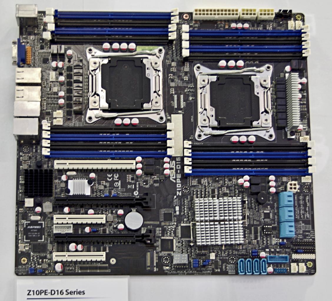 [03/06/2014] Asus Z10PE-D16: Wellsburg-basiertes Server-Mainboard für Haswell EP