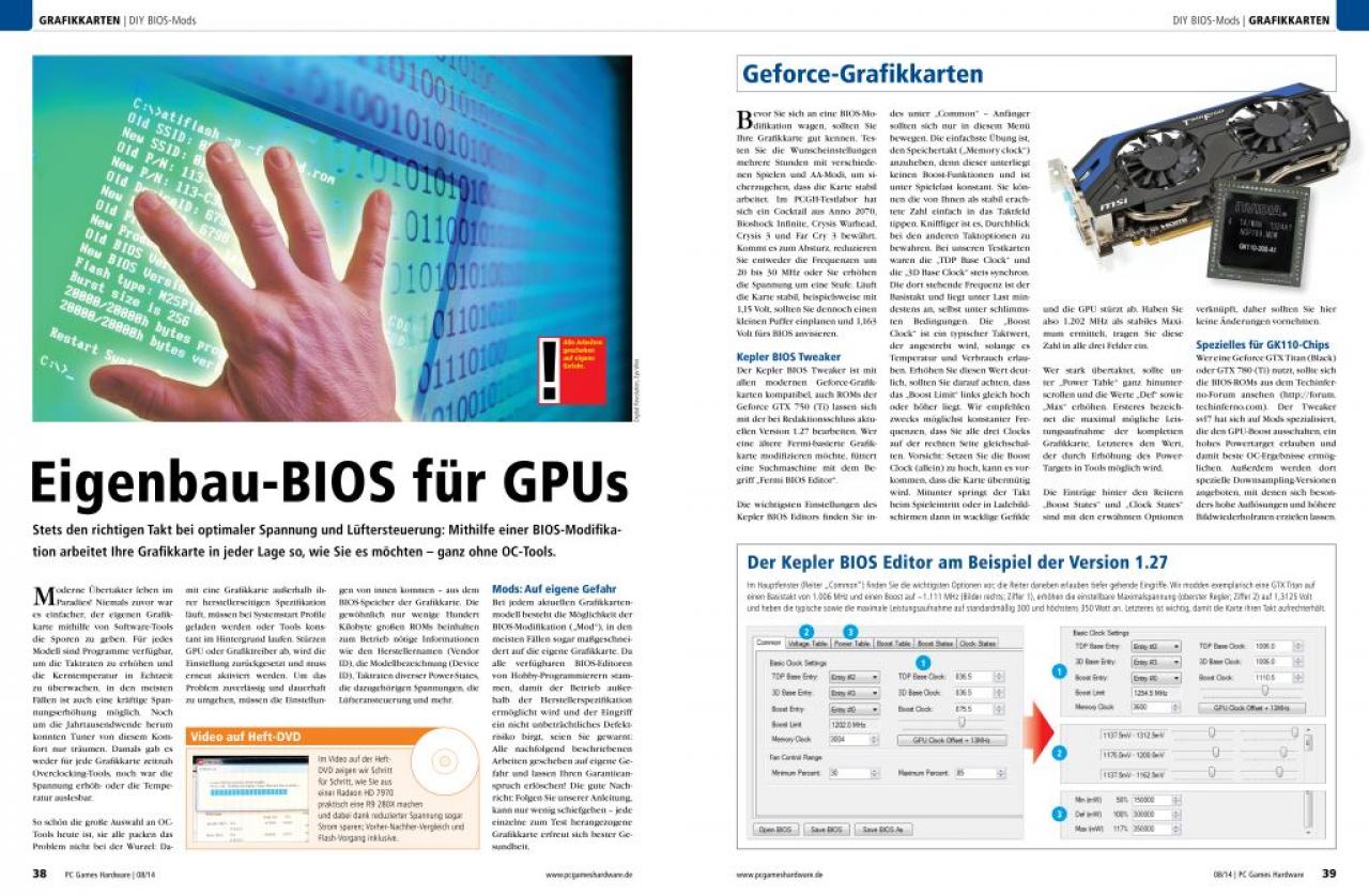 [27/06/2014] PCGH 08/2014:Eigenbau-BIOS für GPUs