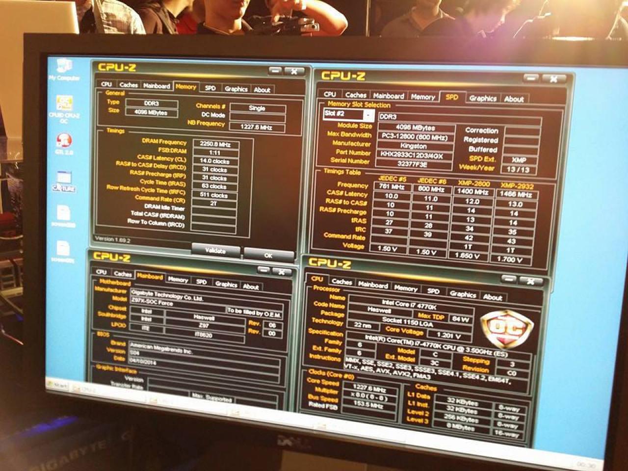 [02/06/2014] Gigabyte Z97X-SOC Force LN2 - DDR3-4502 erzielt